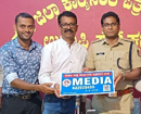 Udupi: Release of media stickers with QR code for journalists’ vehicles